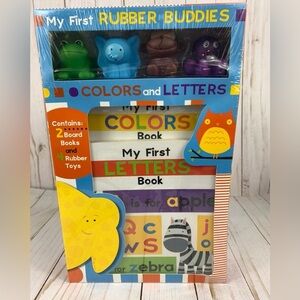 My First Rubber Buddies,Colours & Letters books set